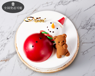 ミニタルト スノーマン